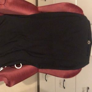 Long slightly worn black skirt size 15